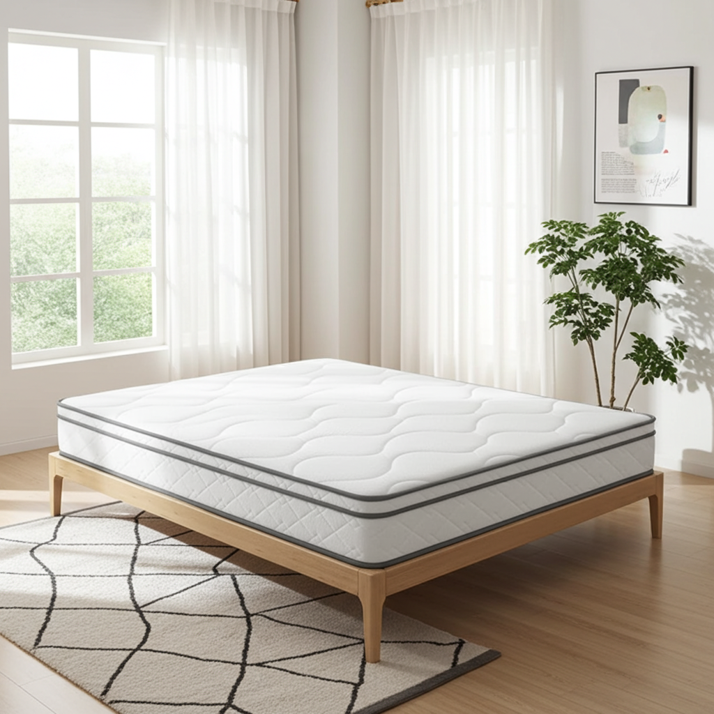Full Size Mattress,12 Inch Hybrid Mattress In A Box With Gel Memory Foam,Individually Wrapped Pocket Coils Innerspring For Breathable And Durable Support, Made In USA, CertiPUR-US Certified