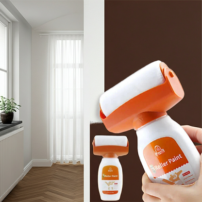 Antibacterial Wall Paint – Strong Repair Latex Paint with Roller Brush for Living Room & Kitchen